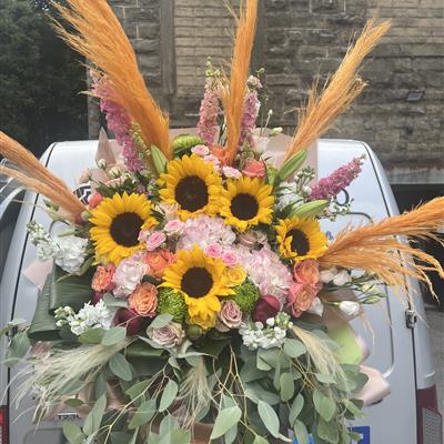 The happiest sunflower display 