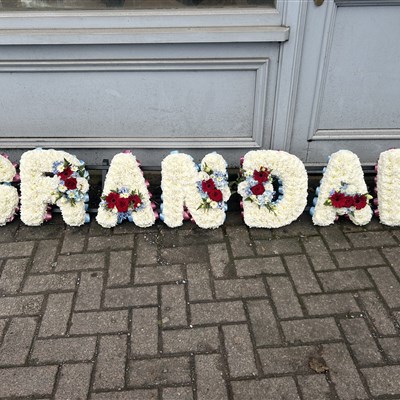 Grandad in claret and blue 