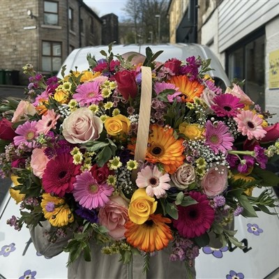 Colour of love basket 