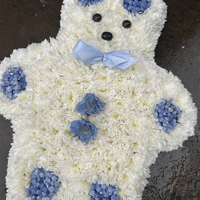 Teddy bear in blue 