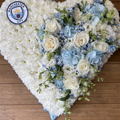 Based football themed heart 